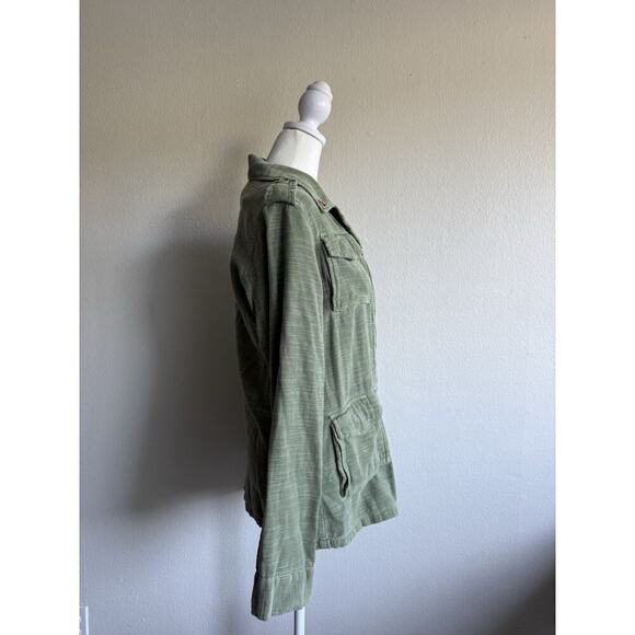 Anthropologie Sundry‎ Military Style Jacket patches LA NY Size 0 - Picture 3 of 8